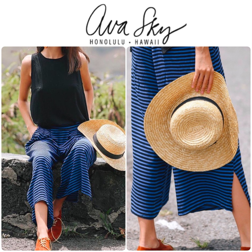 Ava Sky ✨ Fighting Eel • Size: XS • Hawaii • Pant Knottie • Print: Baja Stripe